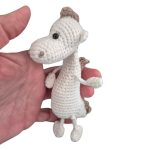 Tiny Dino White - Keychain