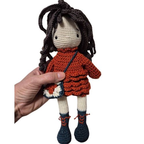 Aliya doll - crochet dress-up toy