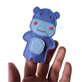 Hippo - Finger Puppet