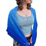 Horgolt Kendő - Natalia - színátmenetes