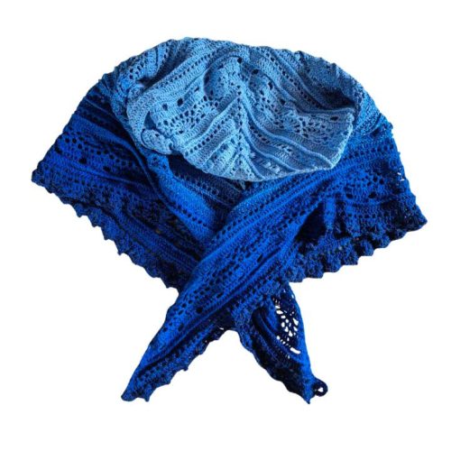 Crochet Shawl - Natalia - color gradient