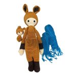 Kangaroo Mother and Baby Kangaroo - Crochet toy