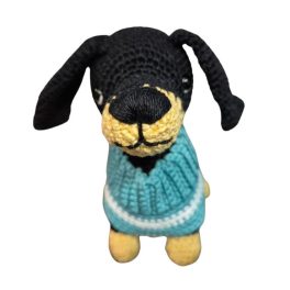 Dachshund Black - Crochet toy