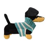 Dachshund Black - Crochet toy