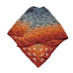 Horgolt Kendő - Goldie - színátmenetes