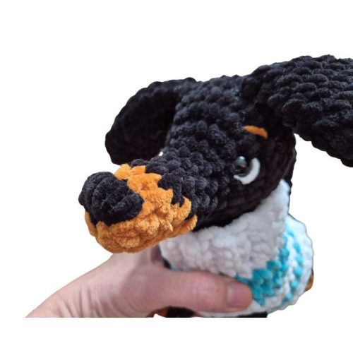 Dachshund in T-Shirt - Plush Toy - Bicolor