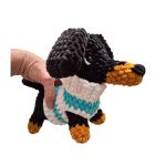 Dachshund in T-Shirt - Plush Toy - Bicolor