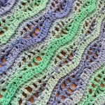 Horgolt Kendő - Meadow - színátmenetes