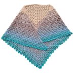 Horgolt Kendő - Graceful - színátmenetes