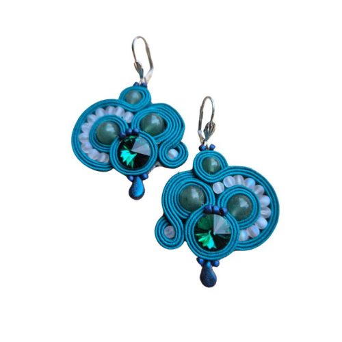 Luna - Soutache earrings