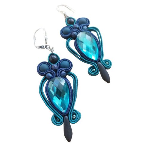 Celeste - Soutache earrings