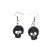 Jack - Crochet skull earrings - small