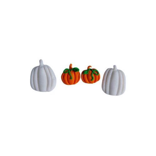 Pumpkins Earrings - 2 pairs