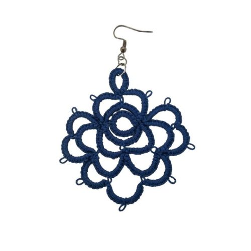 Rose - Tatted Big Rose Earring - multiple colors available