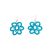 Daisy - Tatted Flower Earring - Big