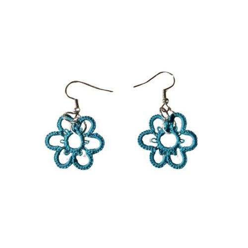 Daisy - Tatted Flower Earring - Small