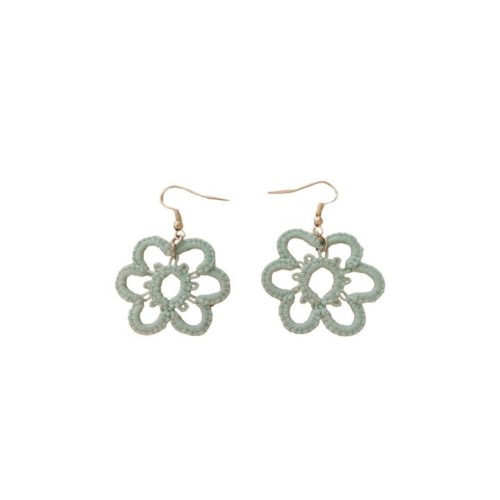 Daisy - Tatted Flower Earring - Medium