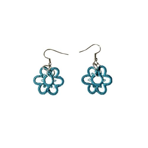 Daisy - Tatted Flower Earring - Medium