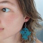 Felicity - Tatted earring - bracelet set - turquoise