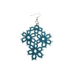 Felicity - Tatted earring - bracelet set - turquoise