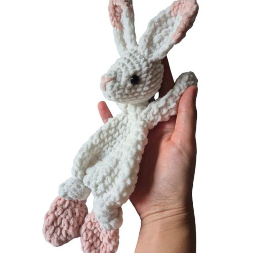 Juli the Tiny Bunny - Bunny Soft Sleeping Buddy - white - peach