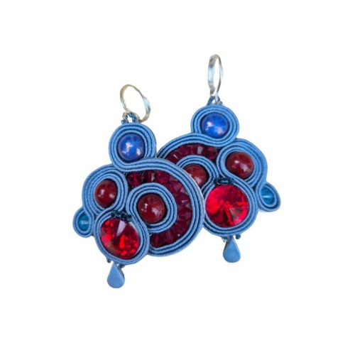 Berries - Soutache earrings