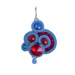 Berries - Soutache earrings