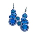 Marigold Ocean - Soutache earrings