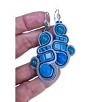 Marigold Ocean - Soutache earrings