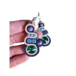 Skyler Green - Soutache earrings