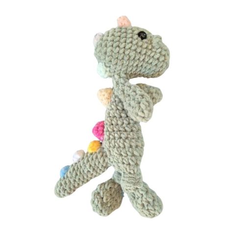 Dash the Tiny Dinosaur - Plush Soft Sleeping Buddy - Rainbow