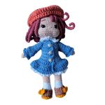 Mary baba - horgolt öltöztethető játék - különböző hajszínekkel