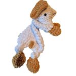 Nero, the dog - Doggy Soft Sleeping Buddy - white-brown