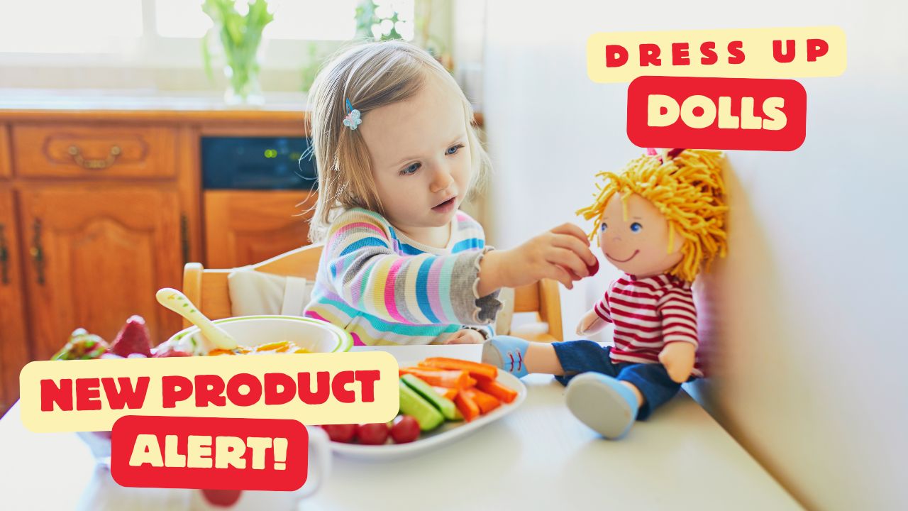 Crochet dress-up dolls! Why is it great for children to play with dolls?